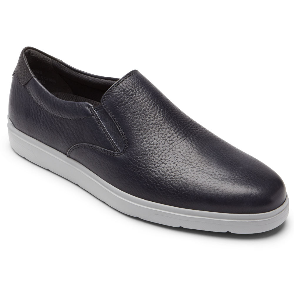 Rockport Mens Sneakers Black - Total Motion Lite Slip-On - UK 603-LGATPY